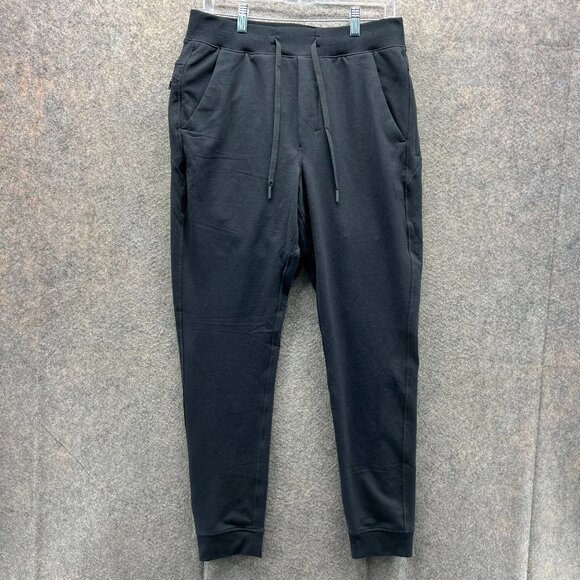 Birddogs Jogger Mens Medium Black Sweatpants Lined Stretch Boomstick Performance